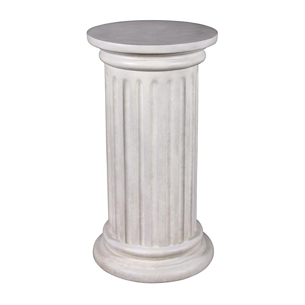 Design Toscano Roman Doric Column Classical Fluted Plinth: Large