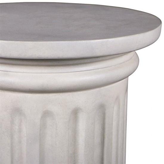 Design Toscano Roman Doric Column Classical Fluted Plinth: Large