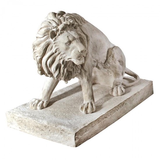 Design Toscano Kingsbury Garden Lion Looking Left