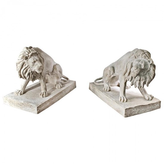 Design Toscano Kingsbury Garden Lion Looking Left