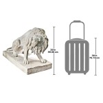 Design Toscano Kingsbury Garden Lion Looking Right