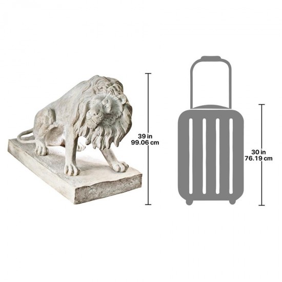 Design Toscano Kingsbury Garden Lion Looking Right