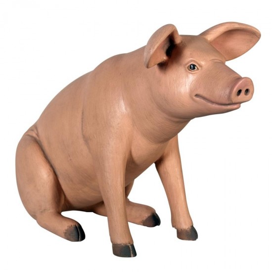 Design Toscano Large Pig Statue