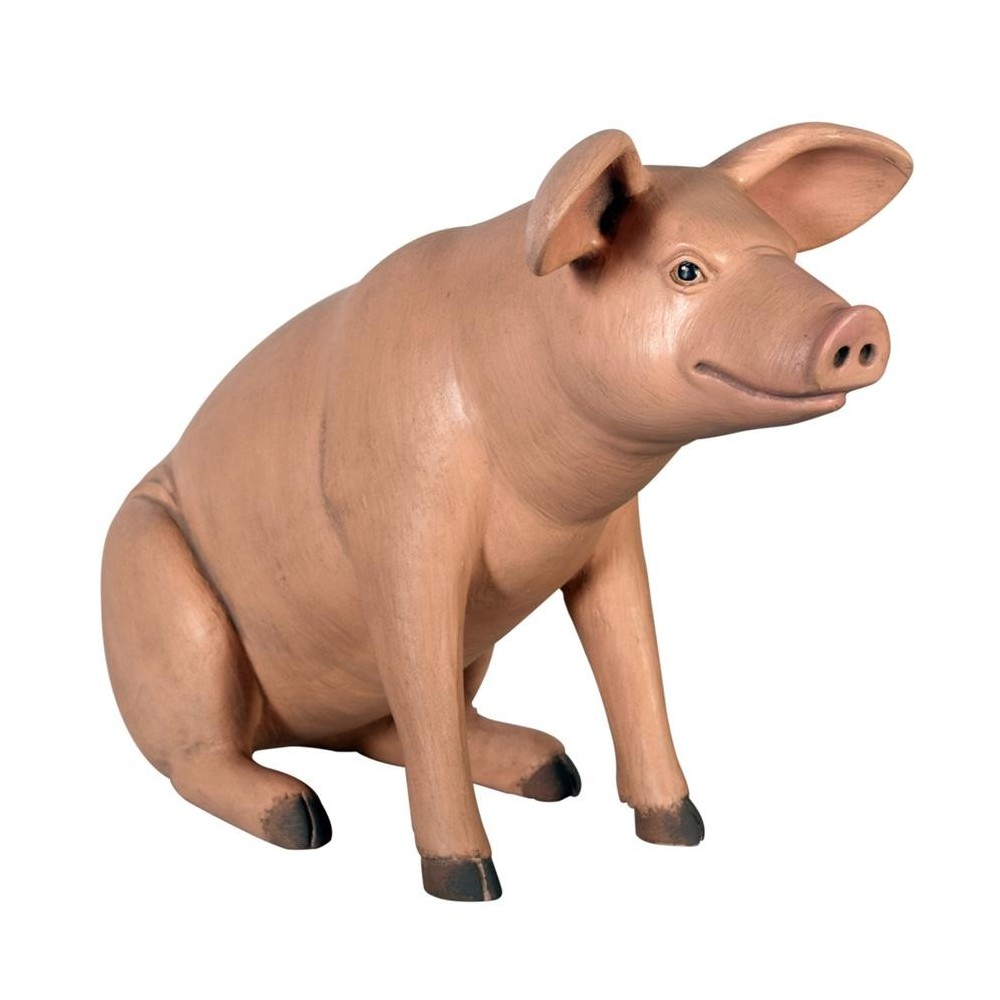 Design Toscano Large Pig Statue