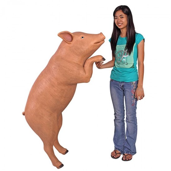 Design Toscano Hop Over Hog Pig Statue