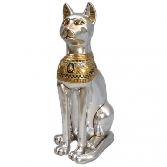 Design Toscano Grand Egyptian Cat Goddess Bastet Statue