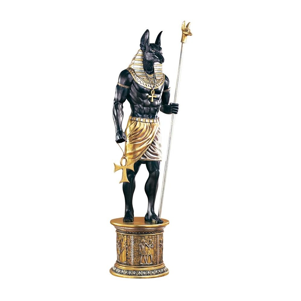 Design Toscano Egyptian Grand Ruler Anubis W/ Mount