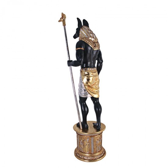 Design Toscano Egyptian Grand Ruler Anubis W/ Mount