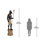 Design Toscano Egyptian Grand Ruler Anubis W/ Mount