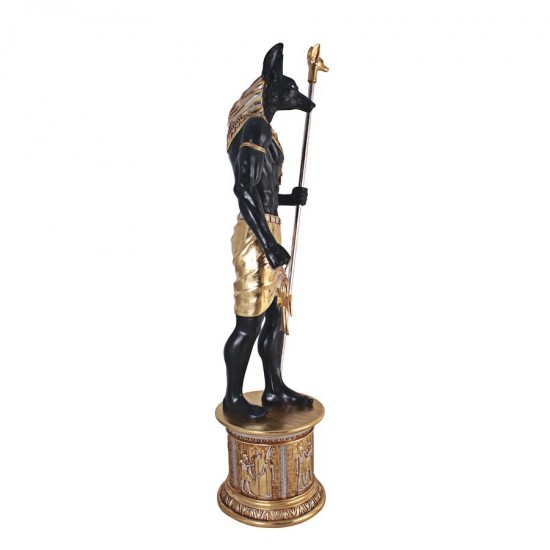 Design Toscano Egyptian Grand Ruler Anubis W/ Mount