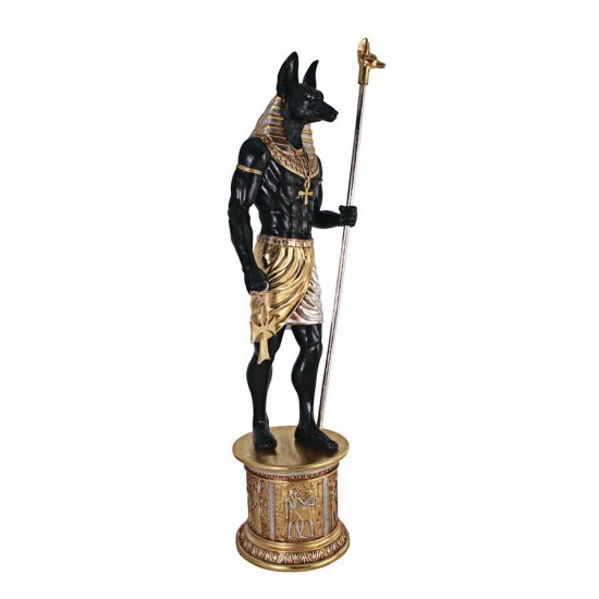 Design Toscano Egyptian Grand Ruler Anubis W/ Mount