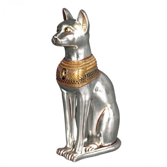 Design Toscano Large Egyptian Cat Goddess Bastet Statue