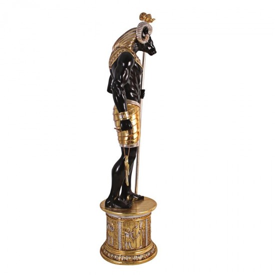 Design Toscano Egyptian Grand Ruler Khnum W/ Mount