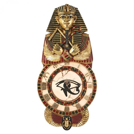 Design Toscano Medinet Habu Egyptian Wall Clock