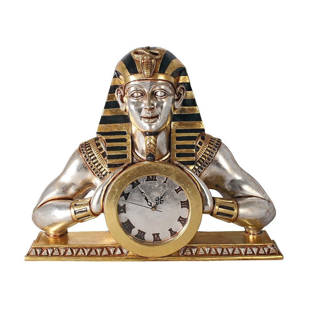 Design Toscano Temple Of Heliopolis Mantle Clock