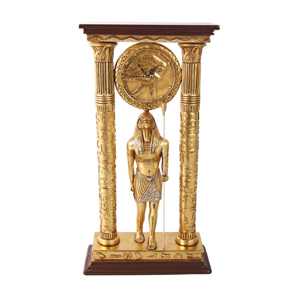 Design Toscano Temple Of Amun Royal Egyptian Clock Design Toscano Temple Of Amun Royal Egyptian Clock