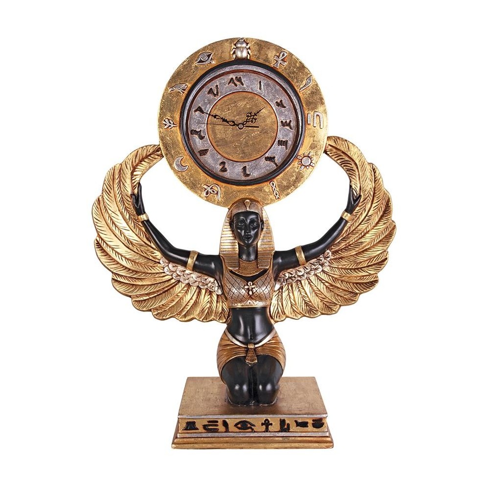 Design Toscano Egyptian Goddess Isis Clock