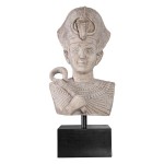 Design Toscano Egyptian Ramses Bust On Museum Mount