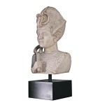 Design Toscano Egyptian Ramses Bust On Museum Mount