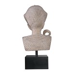 Design Toscano Egyptian Ramses Bust On Museum Mount