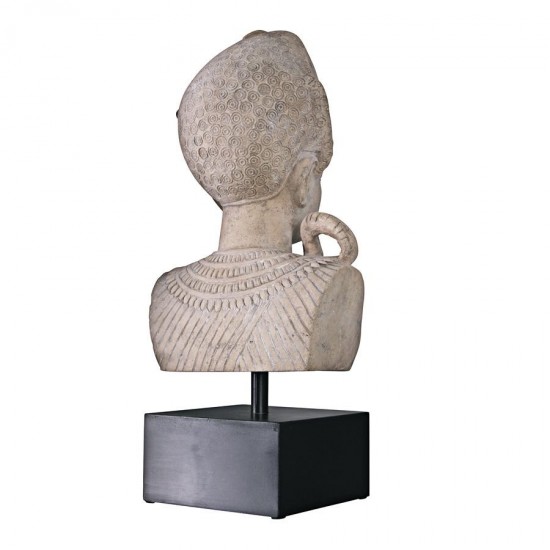 Design Toscano Egyptian Ramses Bust On Museum Mount