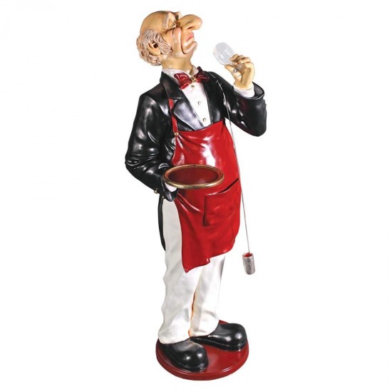 Design Toscano Sir Sommelier Grand Scale Statue