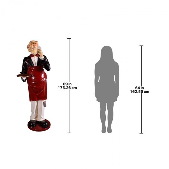Design Toscano Sir Sommelier Grand Scale Statue