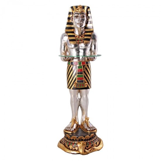 Design Toscano Egyptian Pharaohs Faithful Servant Table