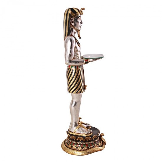 Design Toscano Egyptian Pharaohs Faithful Servant Table