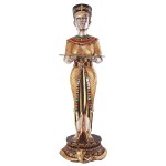 Design Toscano Egyptian Queens Faithful Servant Table