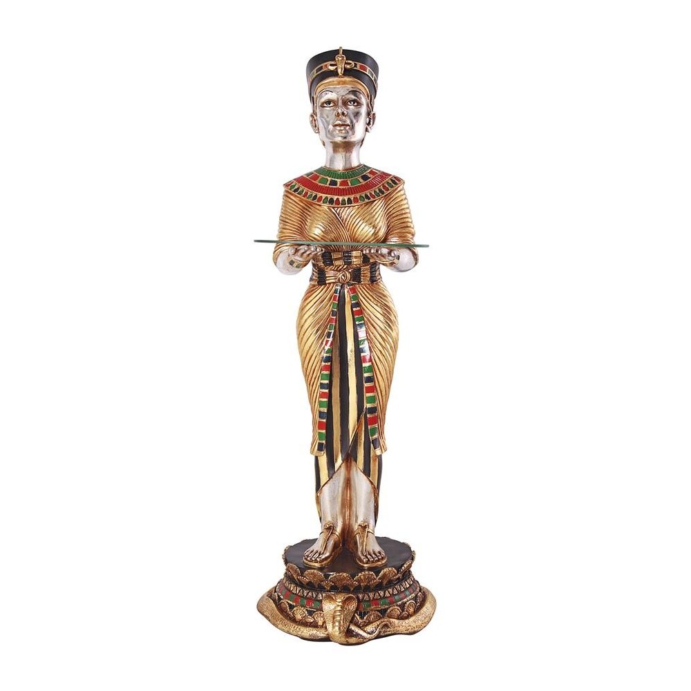 Design Toscano Egyptian Queens Faithful Servant Table