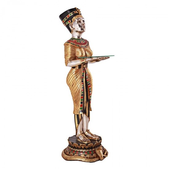 Design Toscano Egyptian Queens Faithful Servant Table