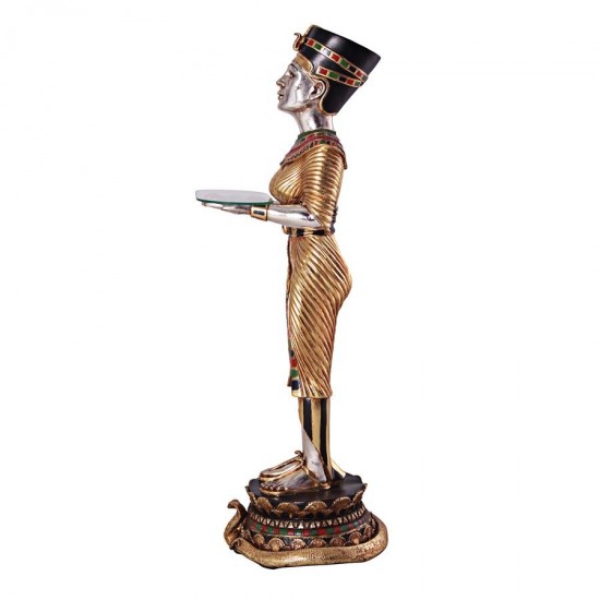 Design Toscano Egyptian Queens Faithful Servant Table