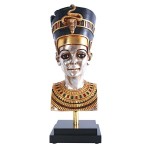 Design Toscano Egyptian Queen Nefertiti Bust On Mount