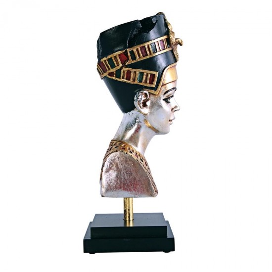 Design Toscano Egyptian Queen Nefertiti Bust On Mount