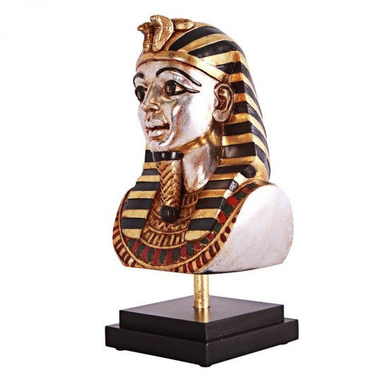 Design Toscano Egyptian King Tutankhamen Bust On Mount