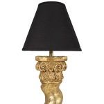 Design Toscano Gold Bernini Barley Twist Floor Lamp