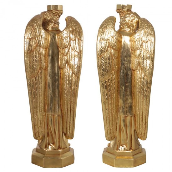 Design Toscano S/2 Padova Golden Guardian Angels