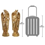 Design Toscano S/2 Padova Golden Guardian Angels