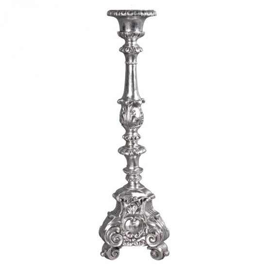 Design Toscano Grande Scroll Footed Candlestick