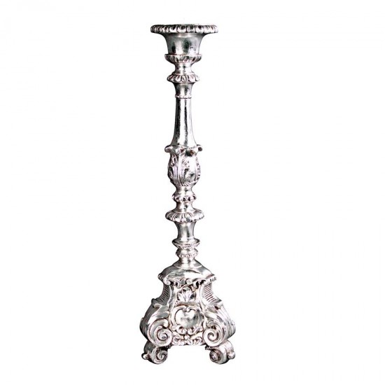 Design Toscano Grande Scroll Footed Candlestick