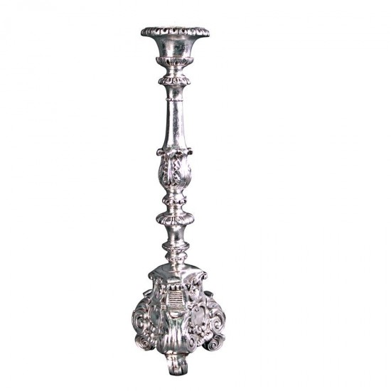 Design Toscano Grande Scroll Footed Candlestick