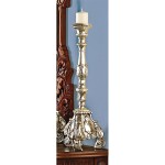 Design Toscano Medium Scroll Footed Candlestick