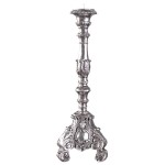 Design Toscano Medium Scroll Footed Candlestick