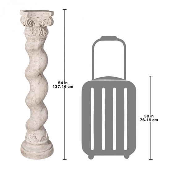 Design Toscano Capitoline Barley Twist Column