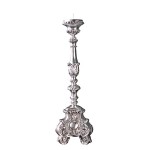 Design Toscano Large Scroll Footed Candlestick