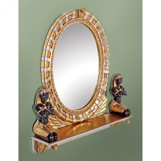 Design Toscano King Amenhotep Egyptian Vanity Mirror