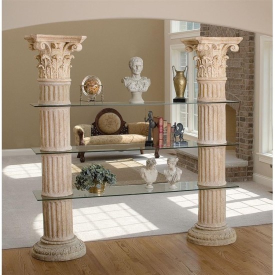 Design Toscano Columns Of Corinth Shelves