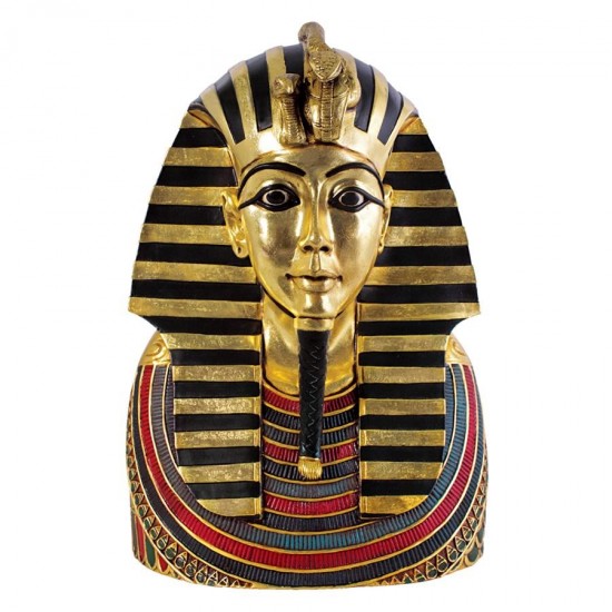 Design Toscano Golden Shroud Of Tutankhamen Bust