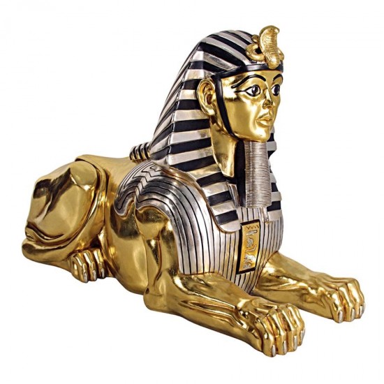 Design Toscano Grand Gilded Egyptian Sphinx